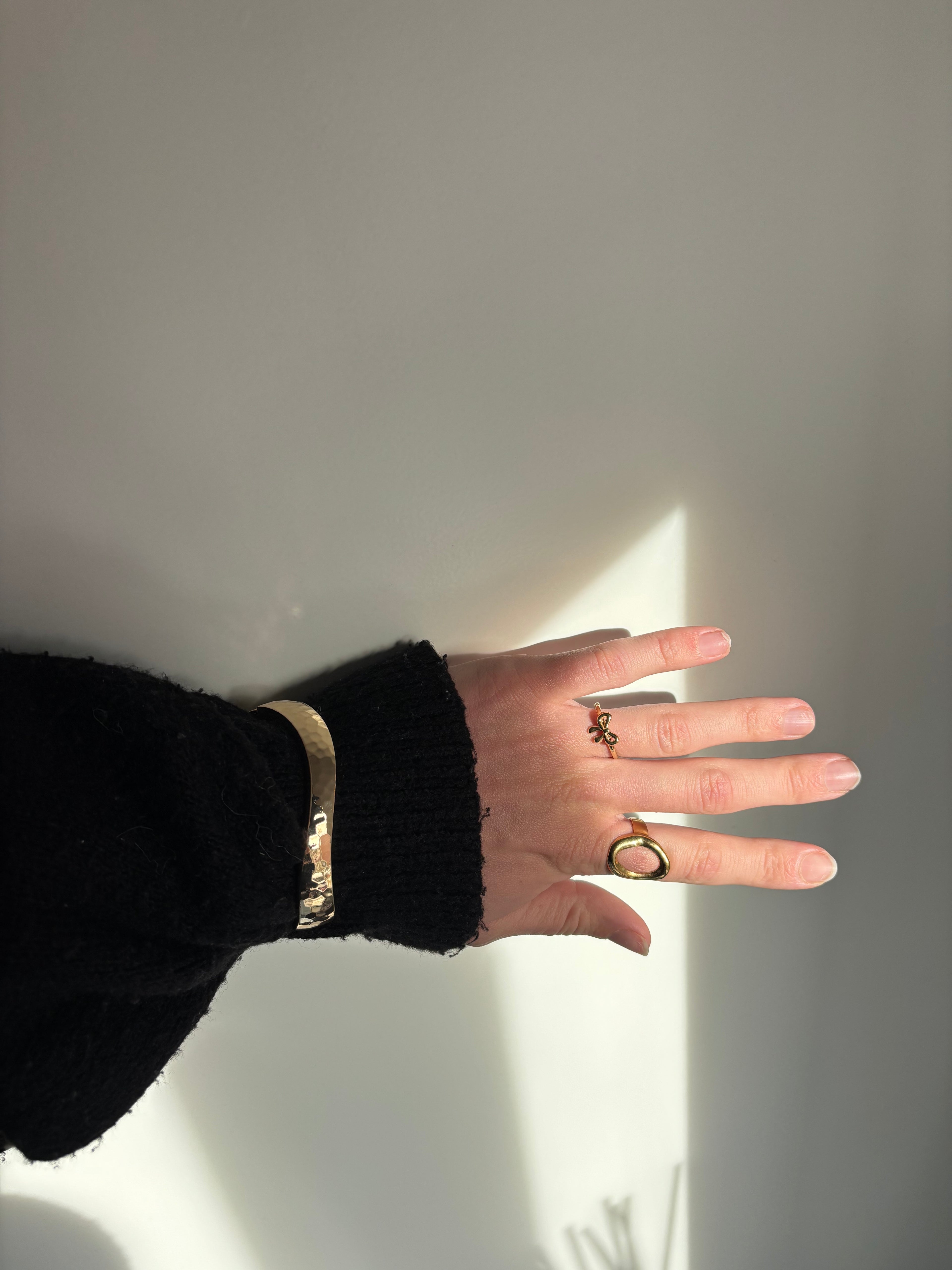 Wavey bangle | goud