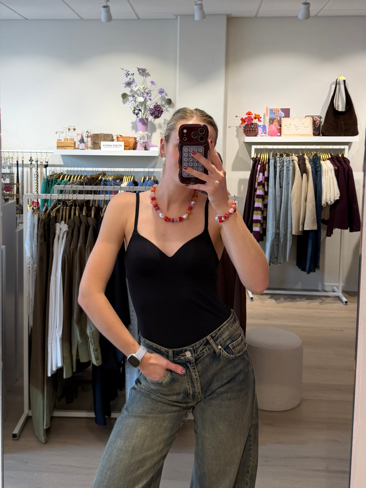 Shape top | zwart