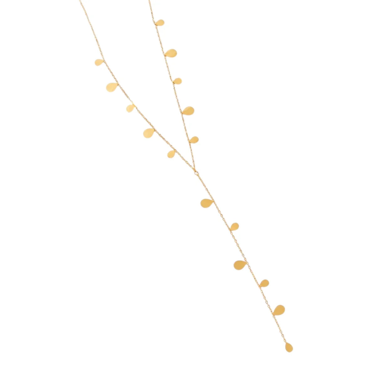 Dots Y ketting | goud