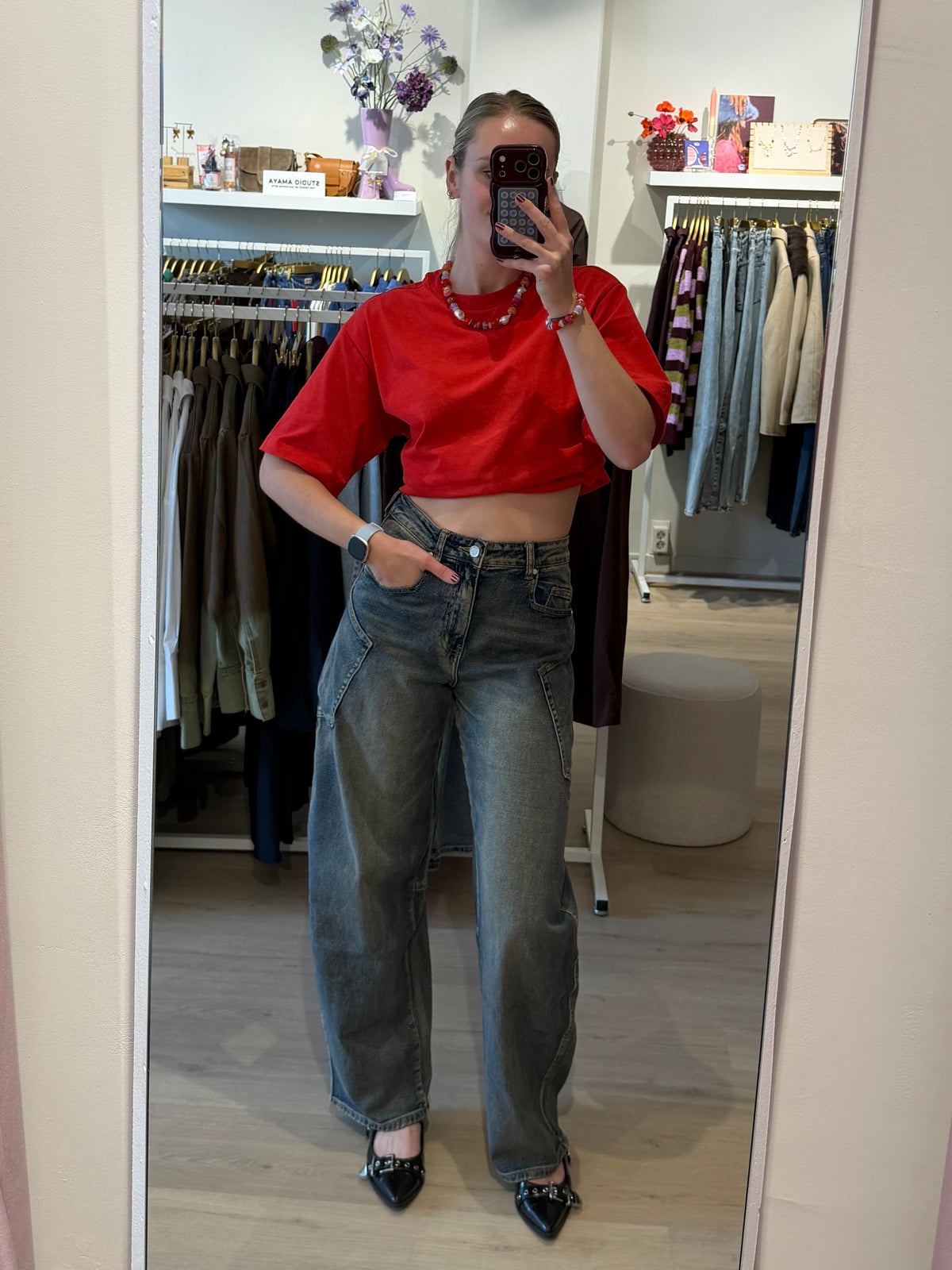 Balloon jeans | Dirty Wash | Queen Hearts