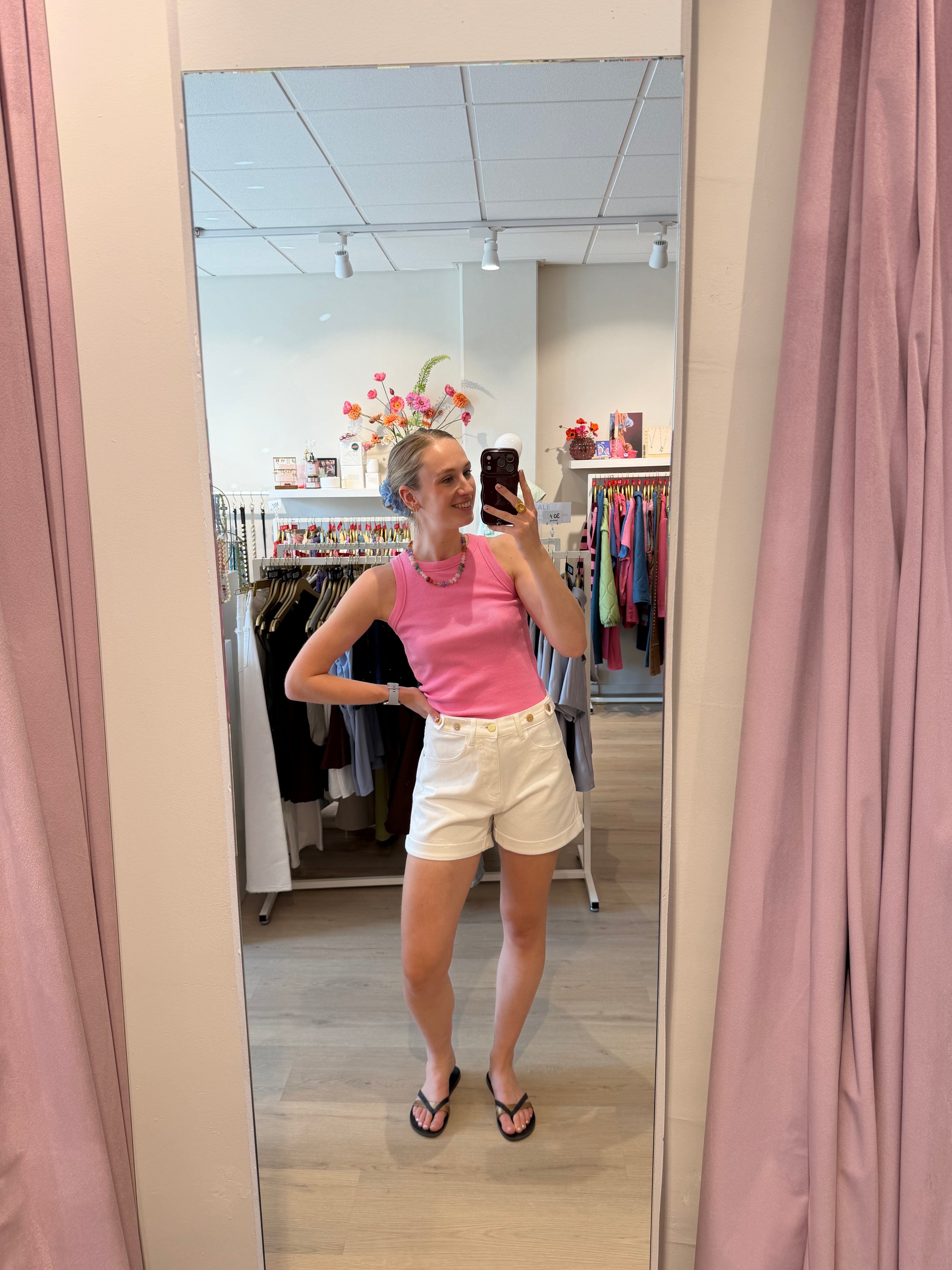 Witte korte broek | Queen Hearts