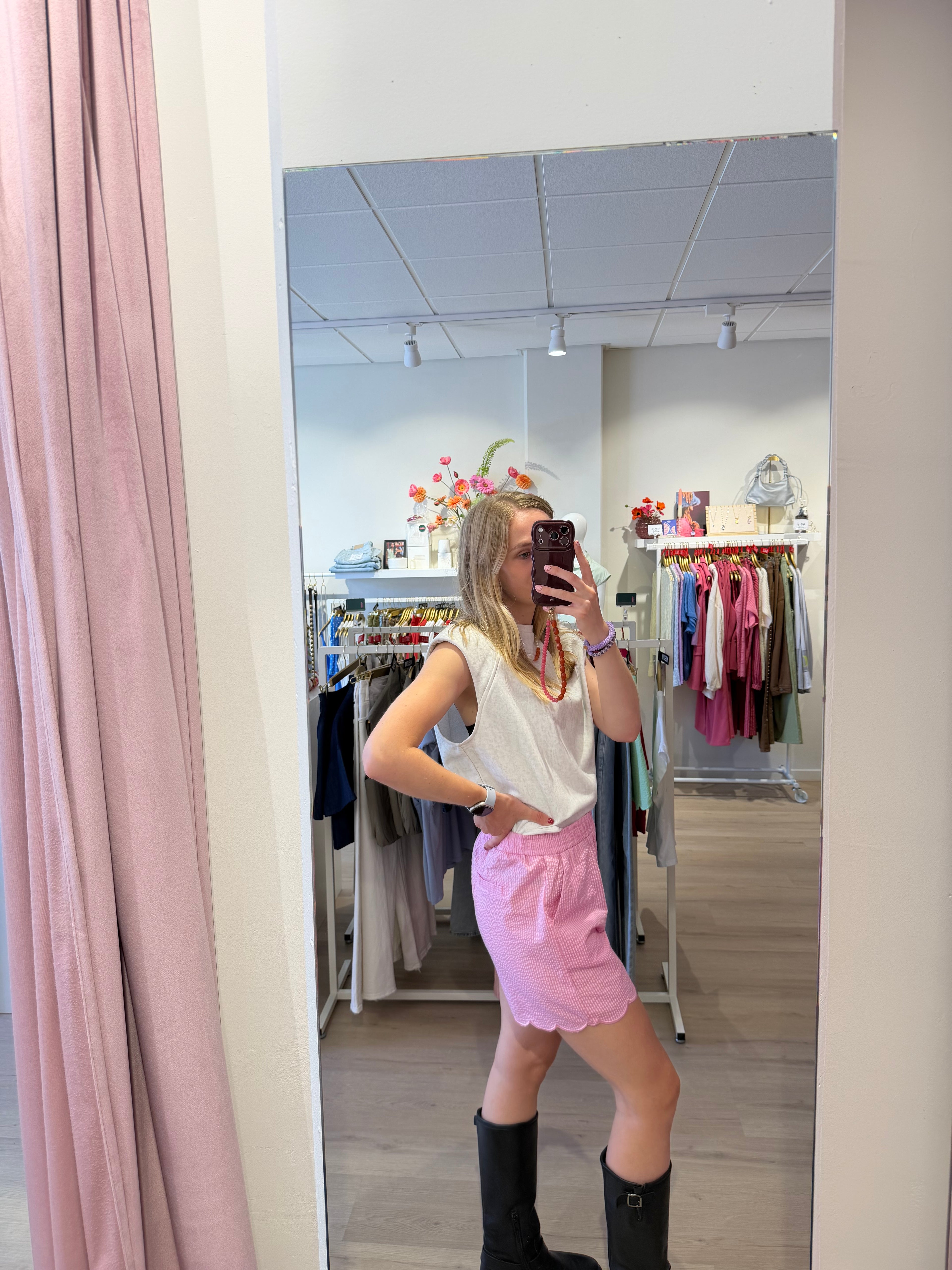 Roze short | Azzurro