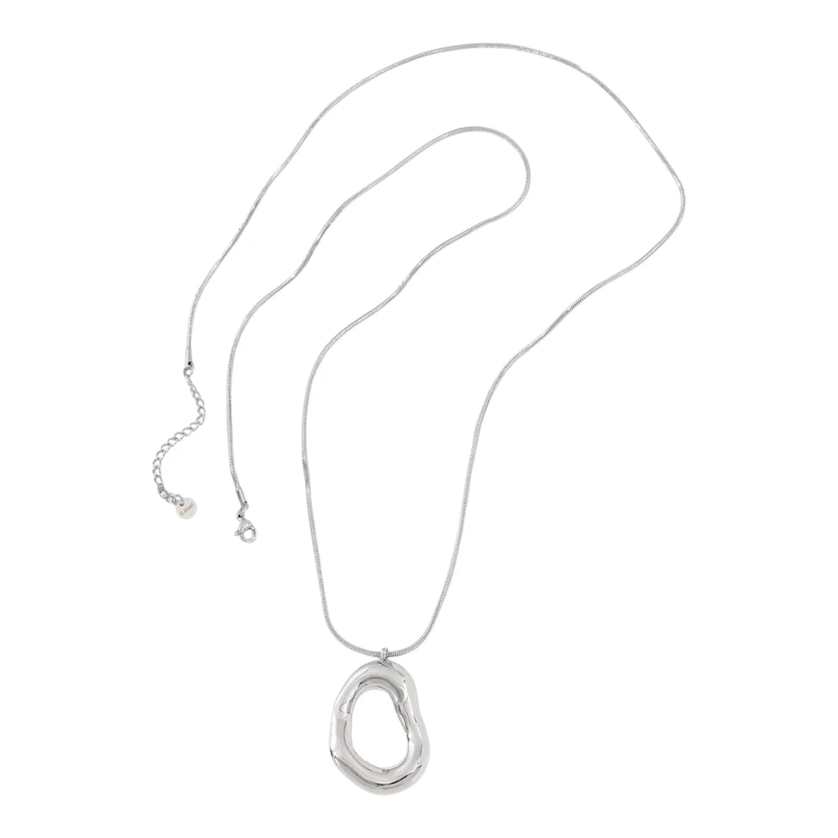 Long oval necklace