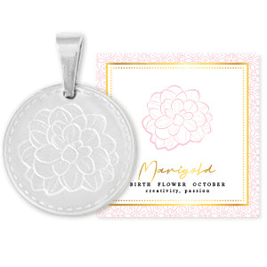 Birthflower necklace