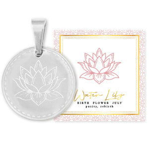 Birthflower necklace