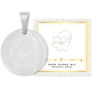 Birthflower necklace