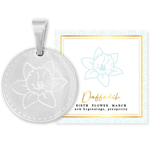 Birthflower necklace