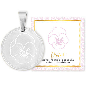 Birthflower necklace
