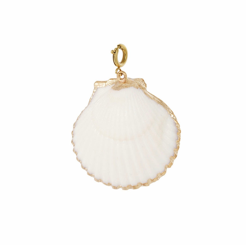 Schelp bedel beige/goud