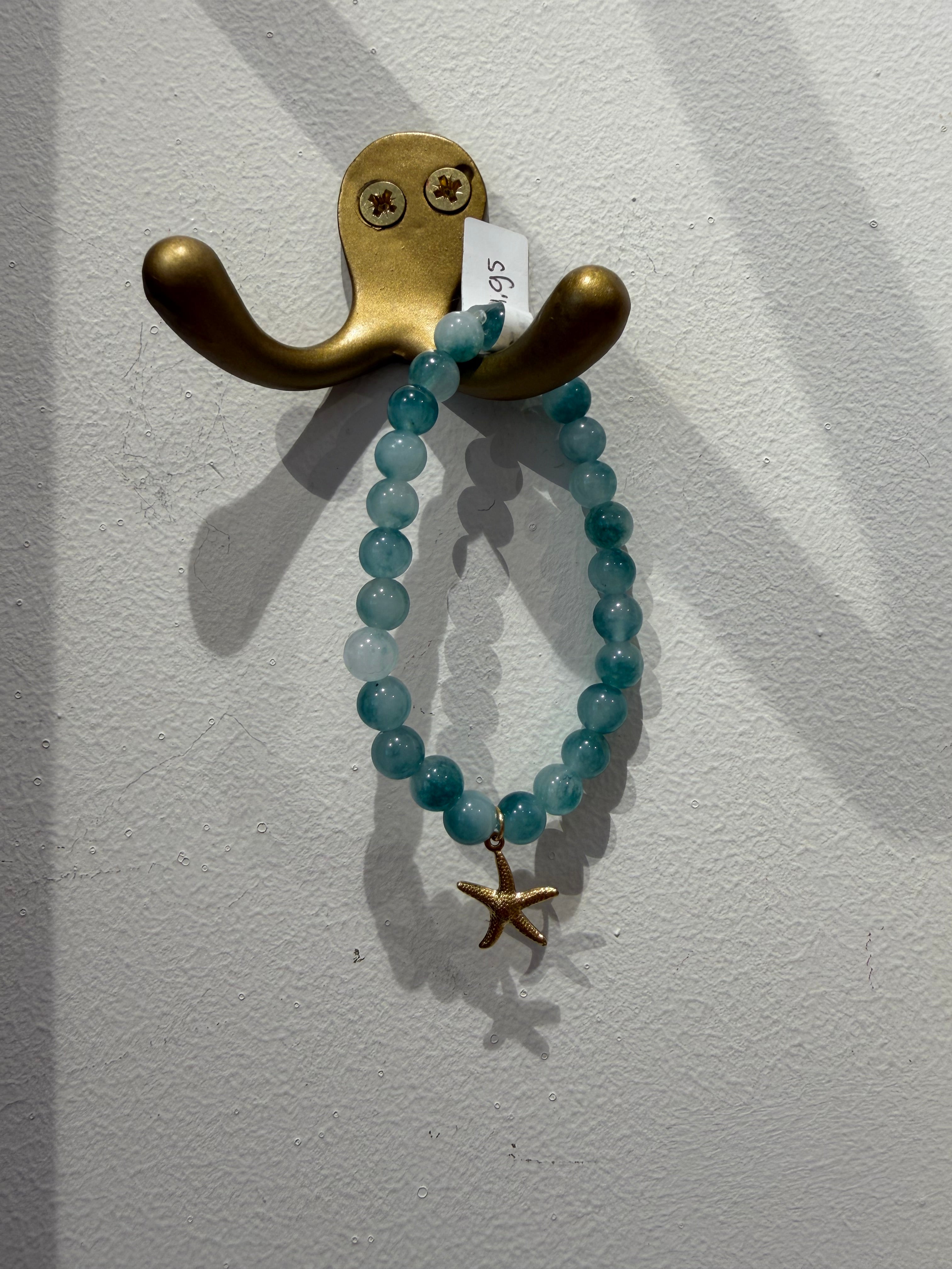 Zeester armband met kralen