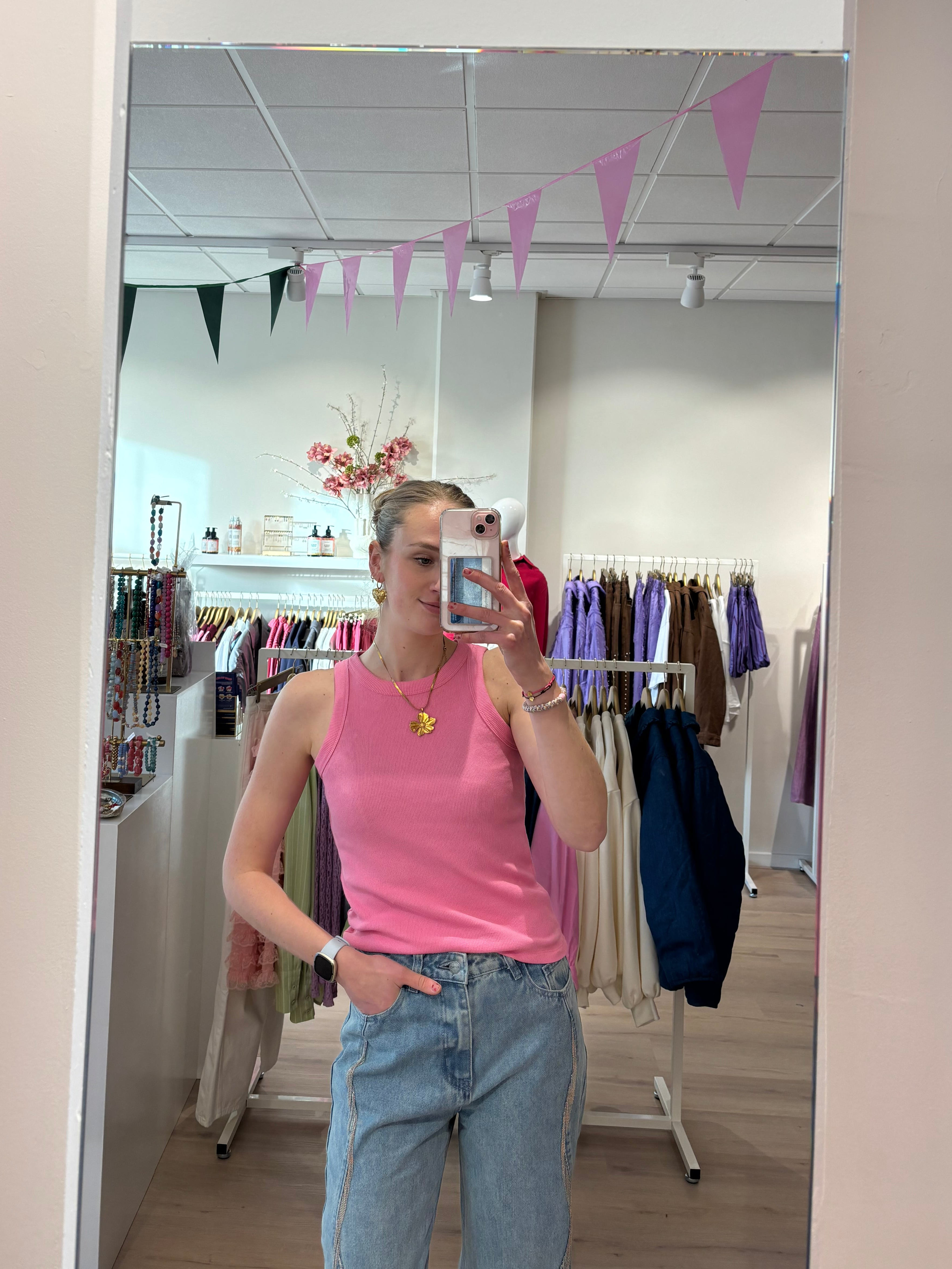 Basic top Ambika | roze