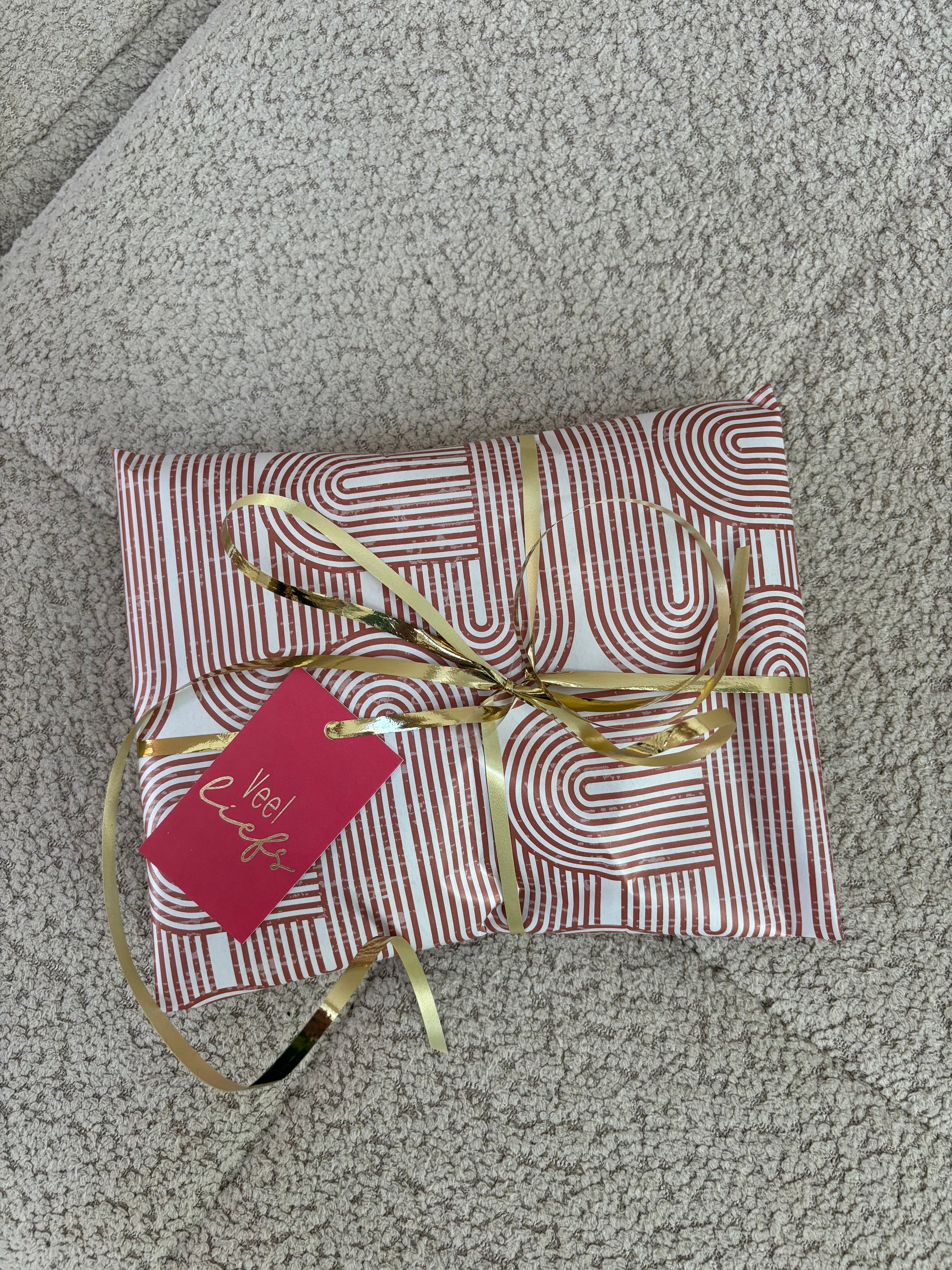 Veel liefs | cadeaulabel