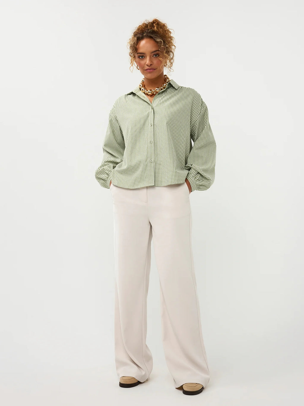 Pantalon Solange | Off White | Ydence