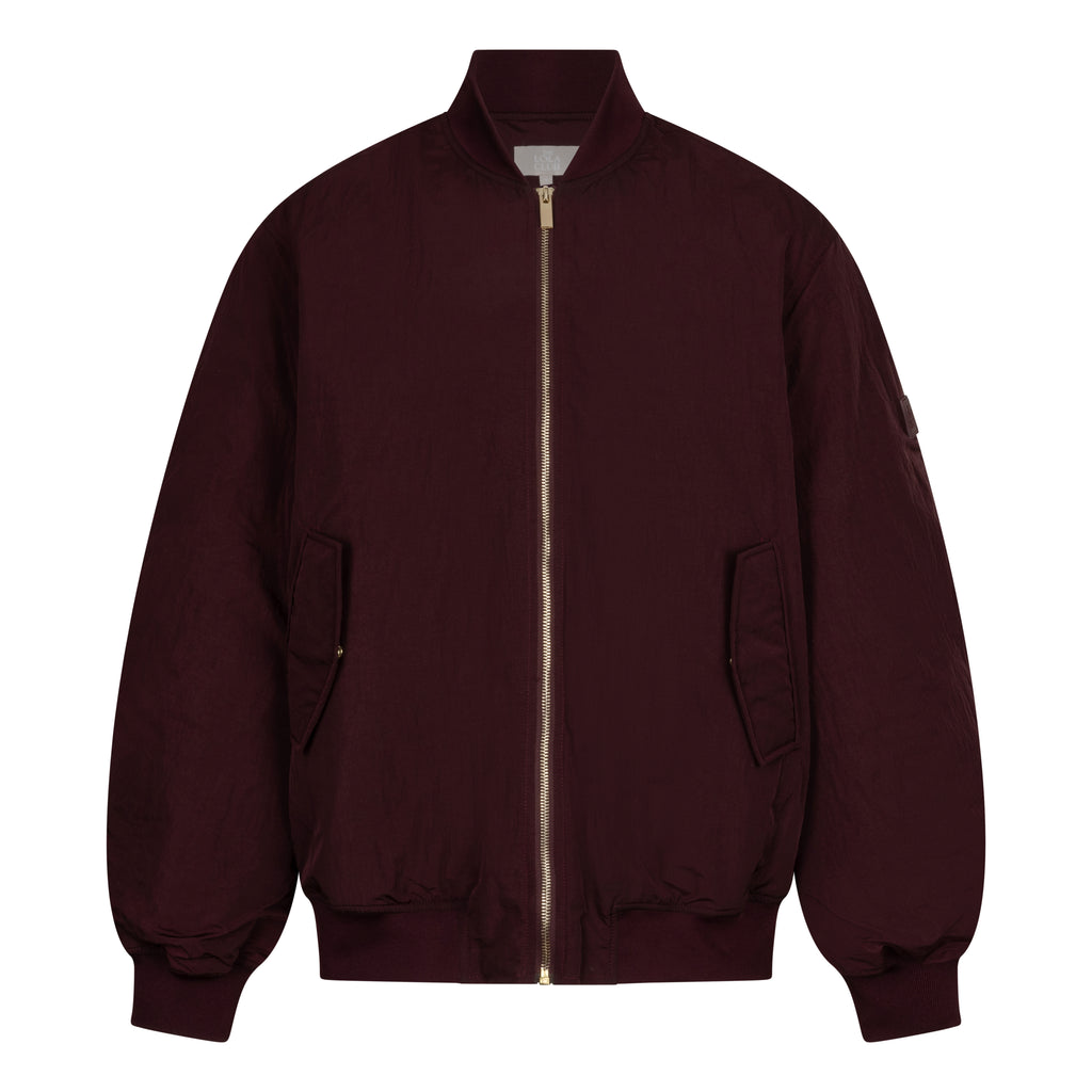 Stella Zip Hoodie | Mulberry Wine | The Lola Club