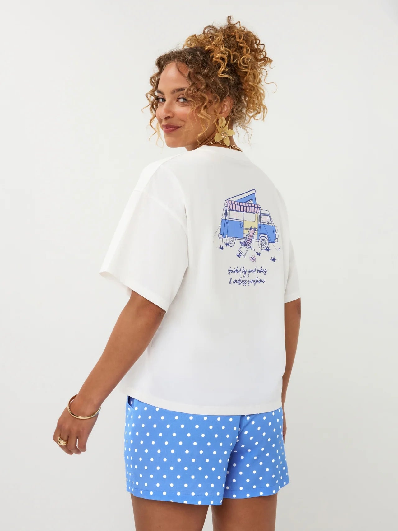 T-shirt camper | blue | Ydence