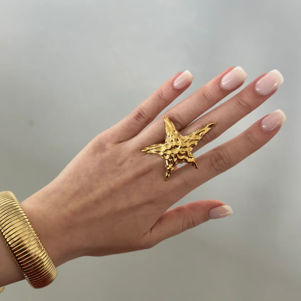 Statement Star Ring | goud
