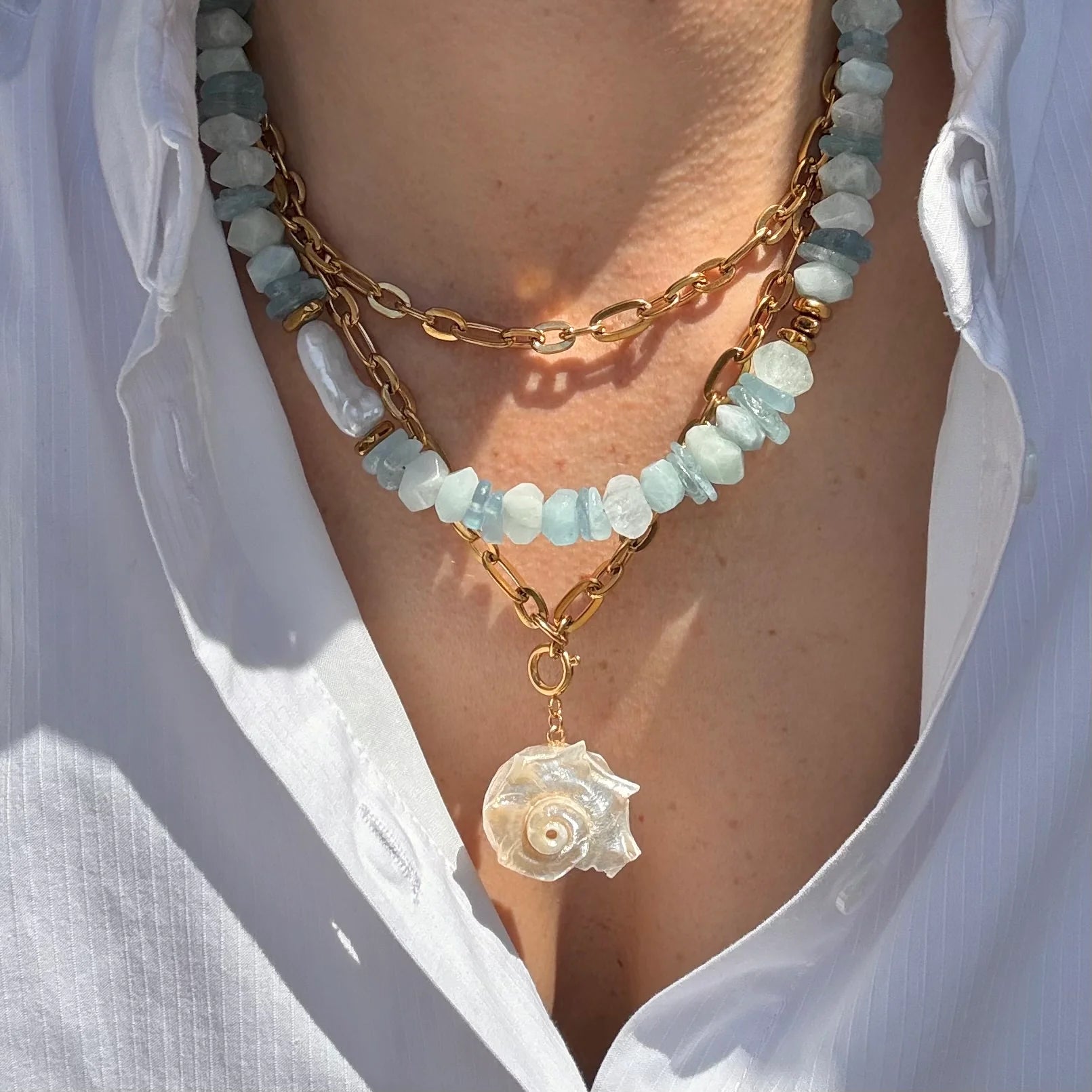 Necklace Calm Sea | Studio Frenchie