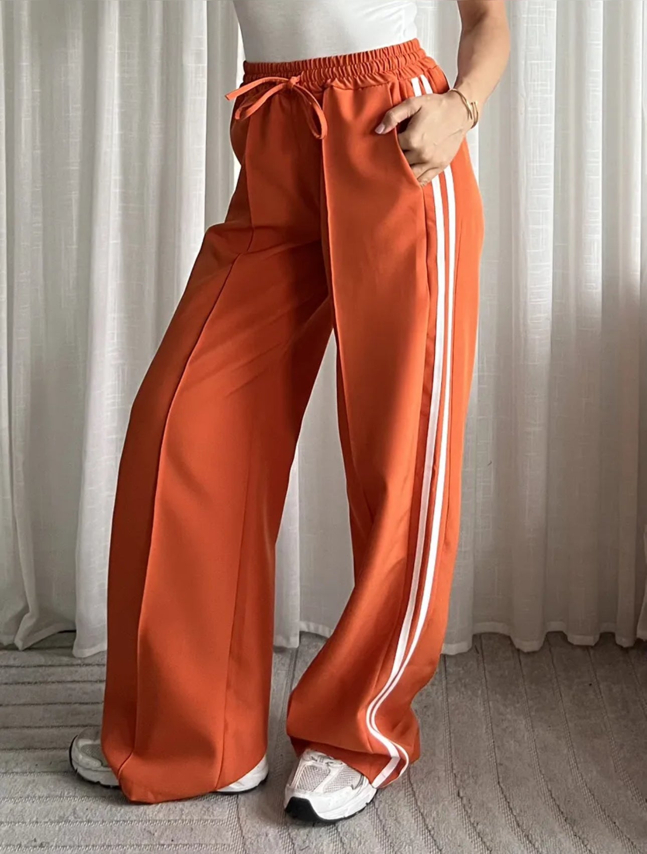 Oranje track pants