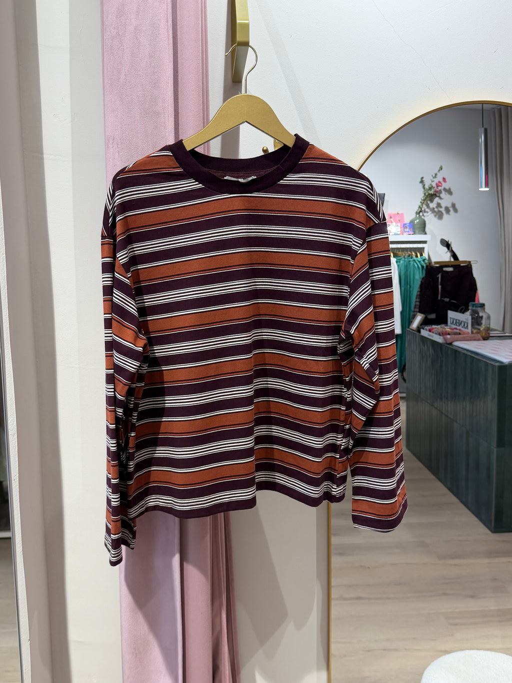 Longsleeve Millie | wine/orange