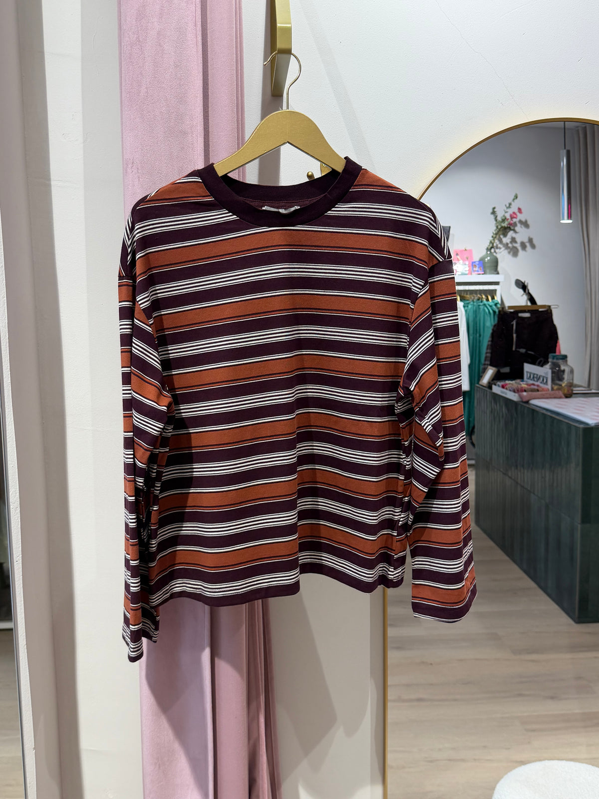 Longsleeve Millie | wine/orange