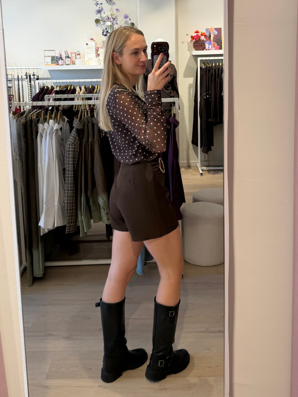 Skort Cicilia | Bruin