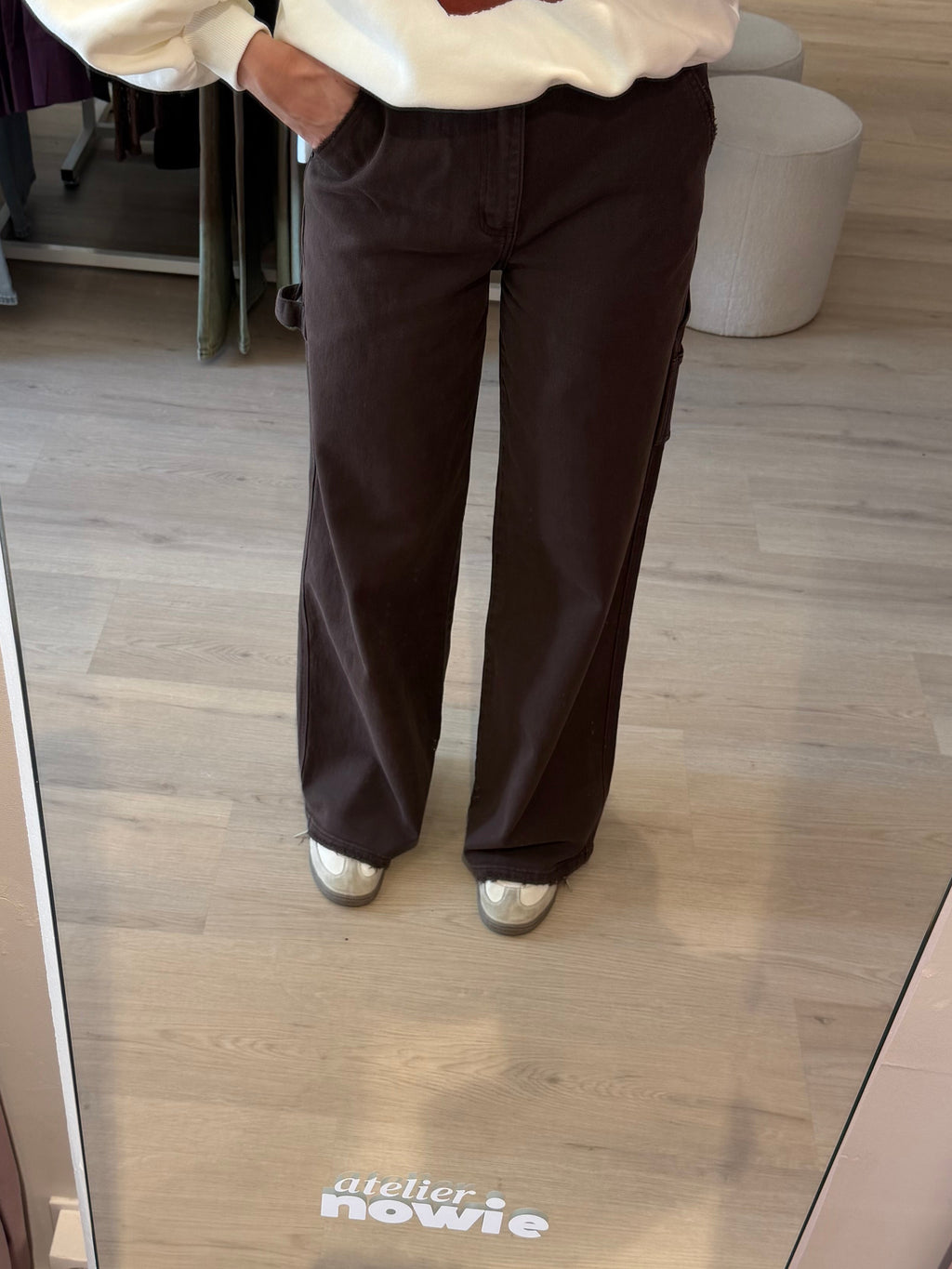 Carpenter cargo jeans | Bruin | Queen Hearts
