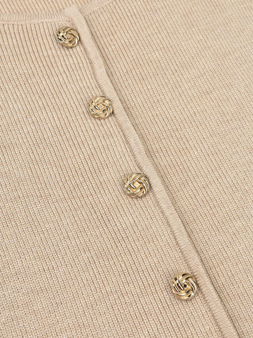 Knitted top Saar | Beige | Ydence