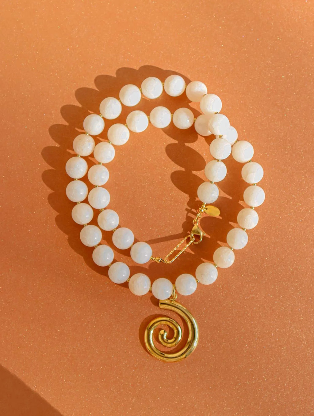 Milky Swirl ketting | Mable