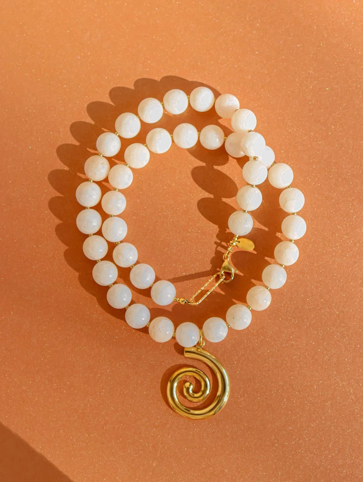 Milky Swirl ketting | Mable