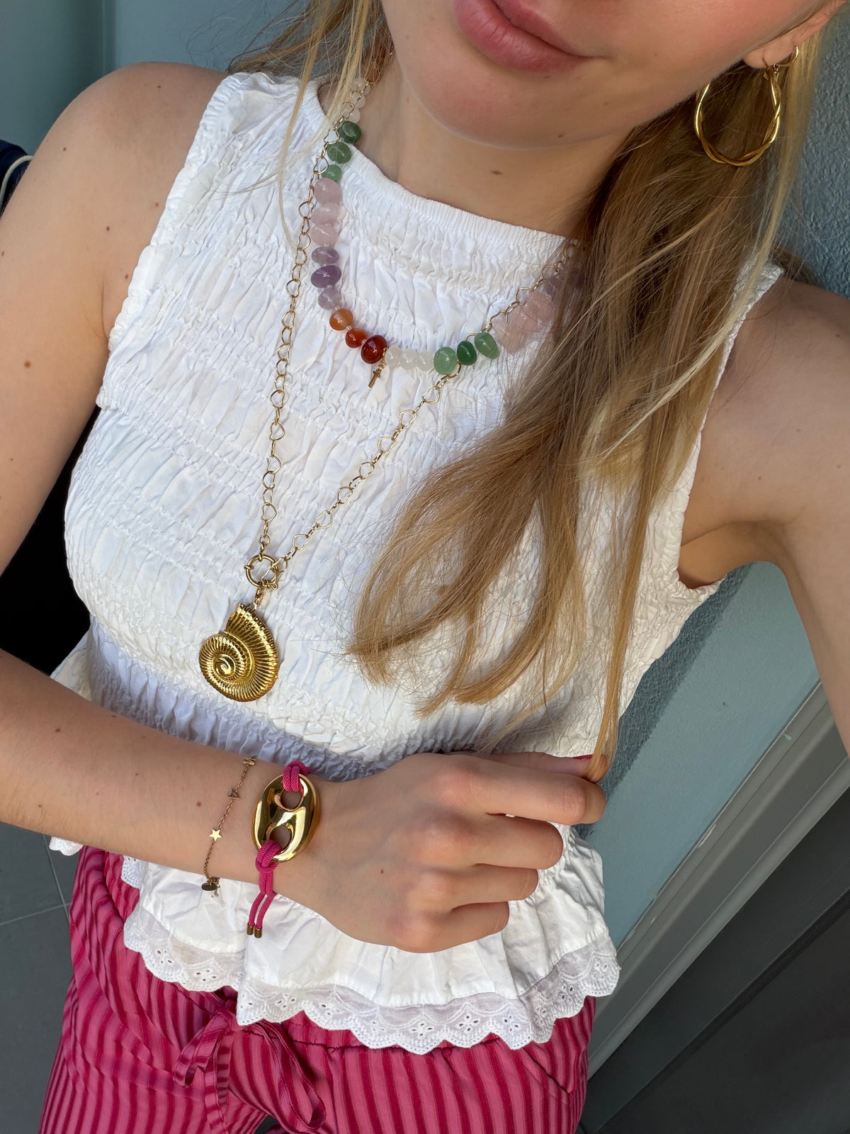 Heart locked necklace