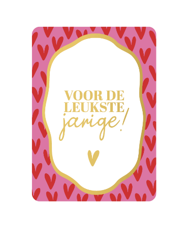 Voor de leukste jarige | wenskaart