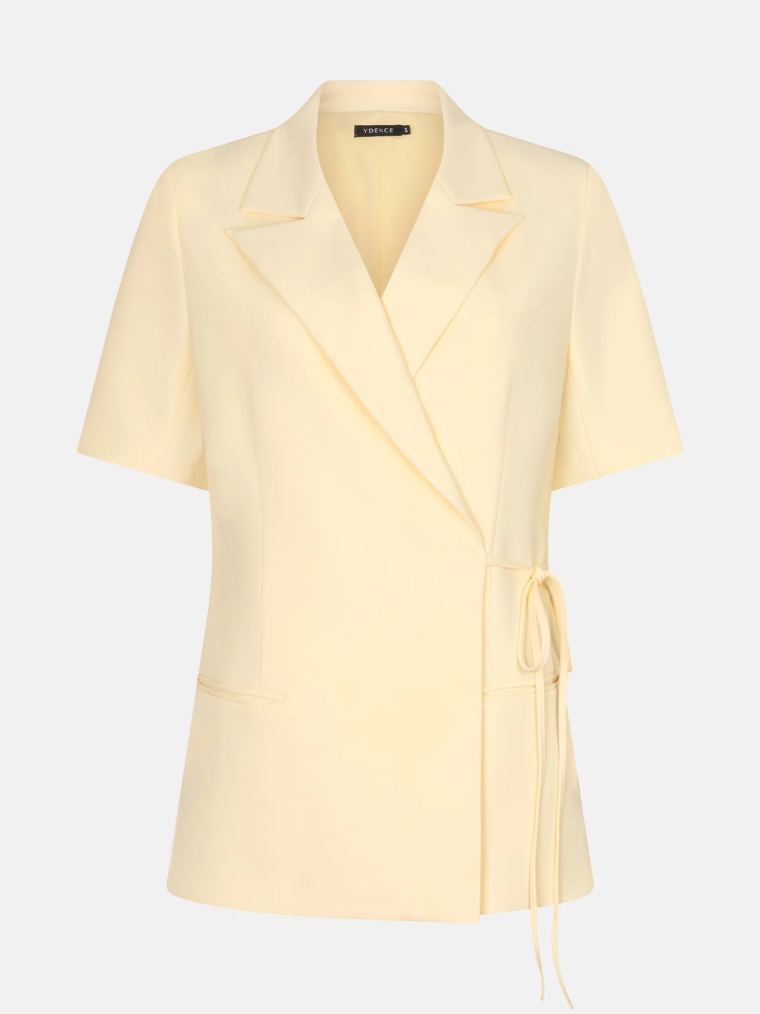 Blazer top Lucille | Geel | Ydence