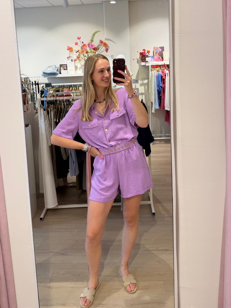 Playsuit lila | Azzurro
