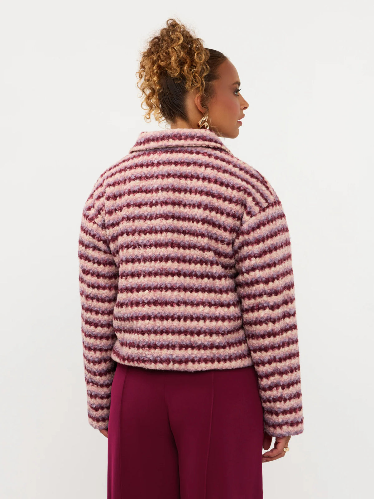 Jacket Evelina | Burgundy | Ydence