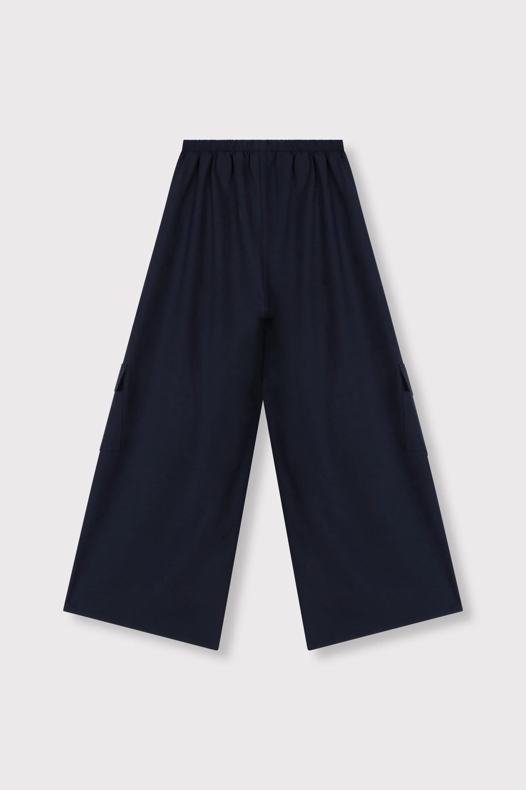 MILA Pants – Navy Wide Leg Broek | Refined Department