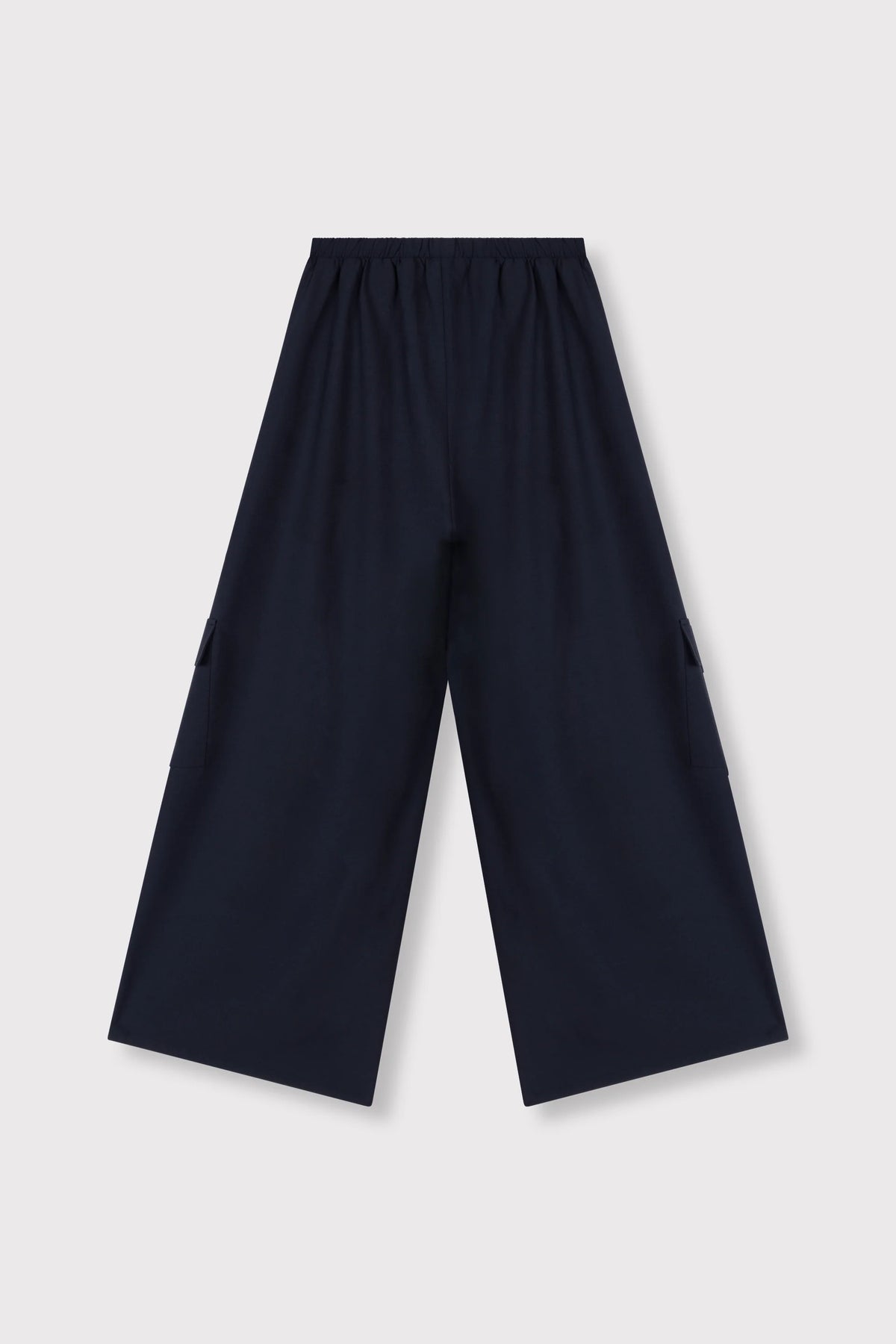 MILA Pants – Navy Wide Leg Broek | Refined Department