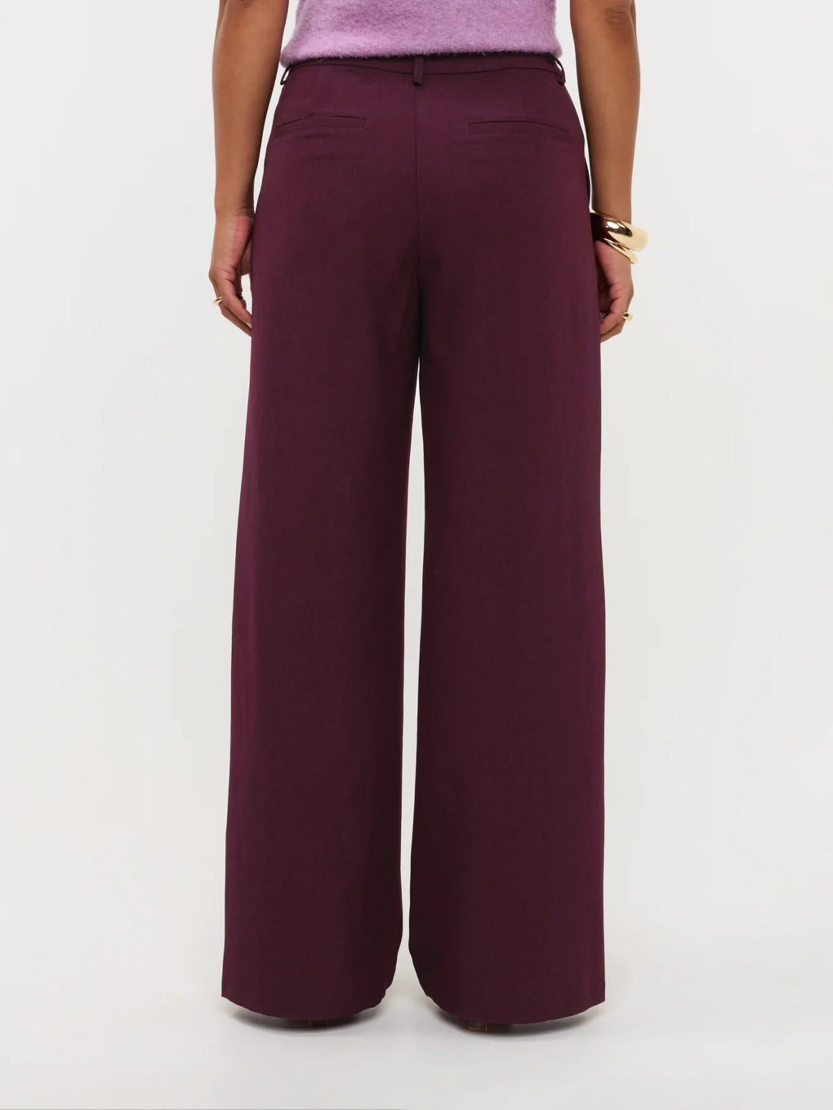Pants Agatha | Aubergine | Ydence
