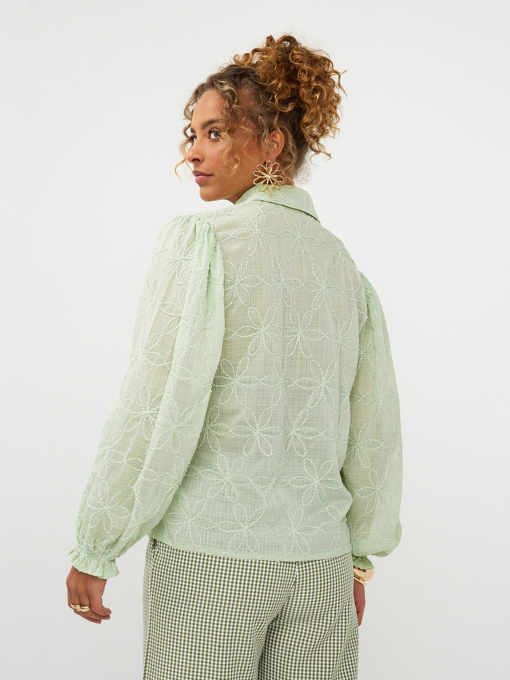 Blouse Isamae | Soft green | Ydence