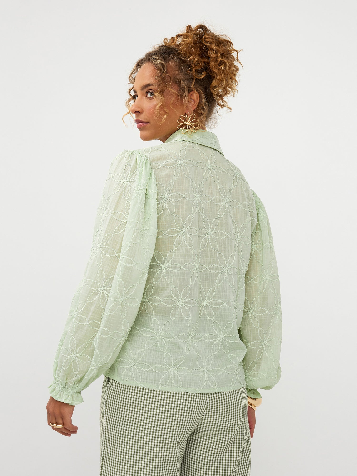 Blouse Isamae | Soft green | Ydence