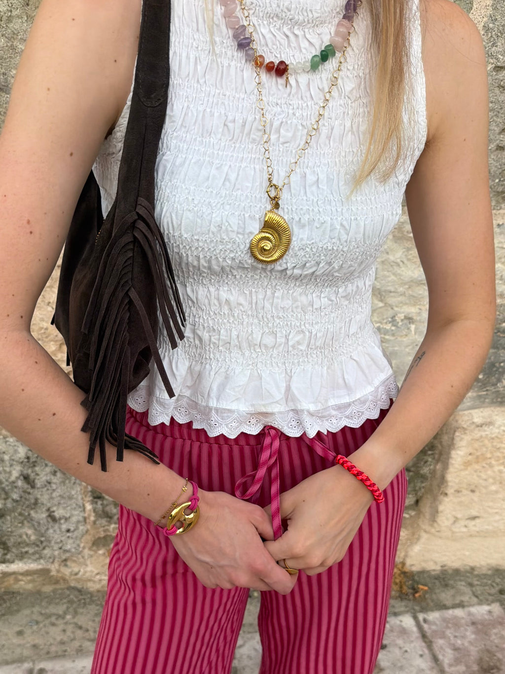 Heart locked necklace