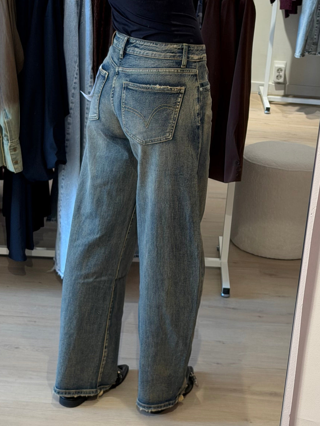Barrel jeans | Dirty Wash | Queen Hearts