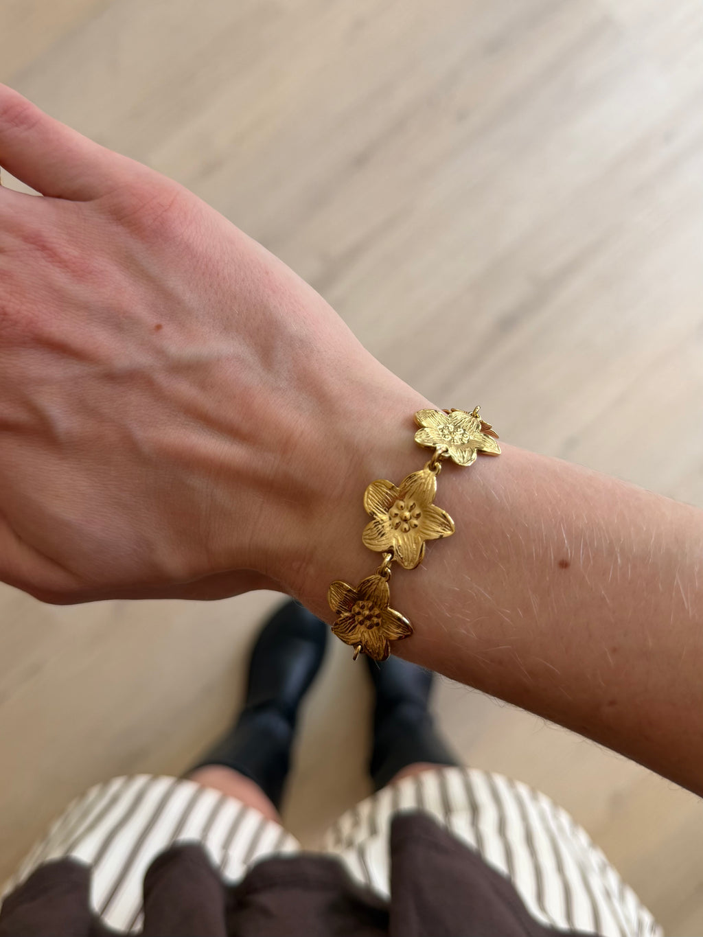 Flower armband | goud