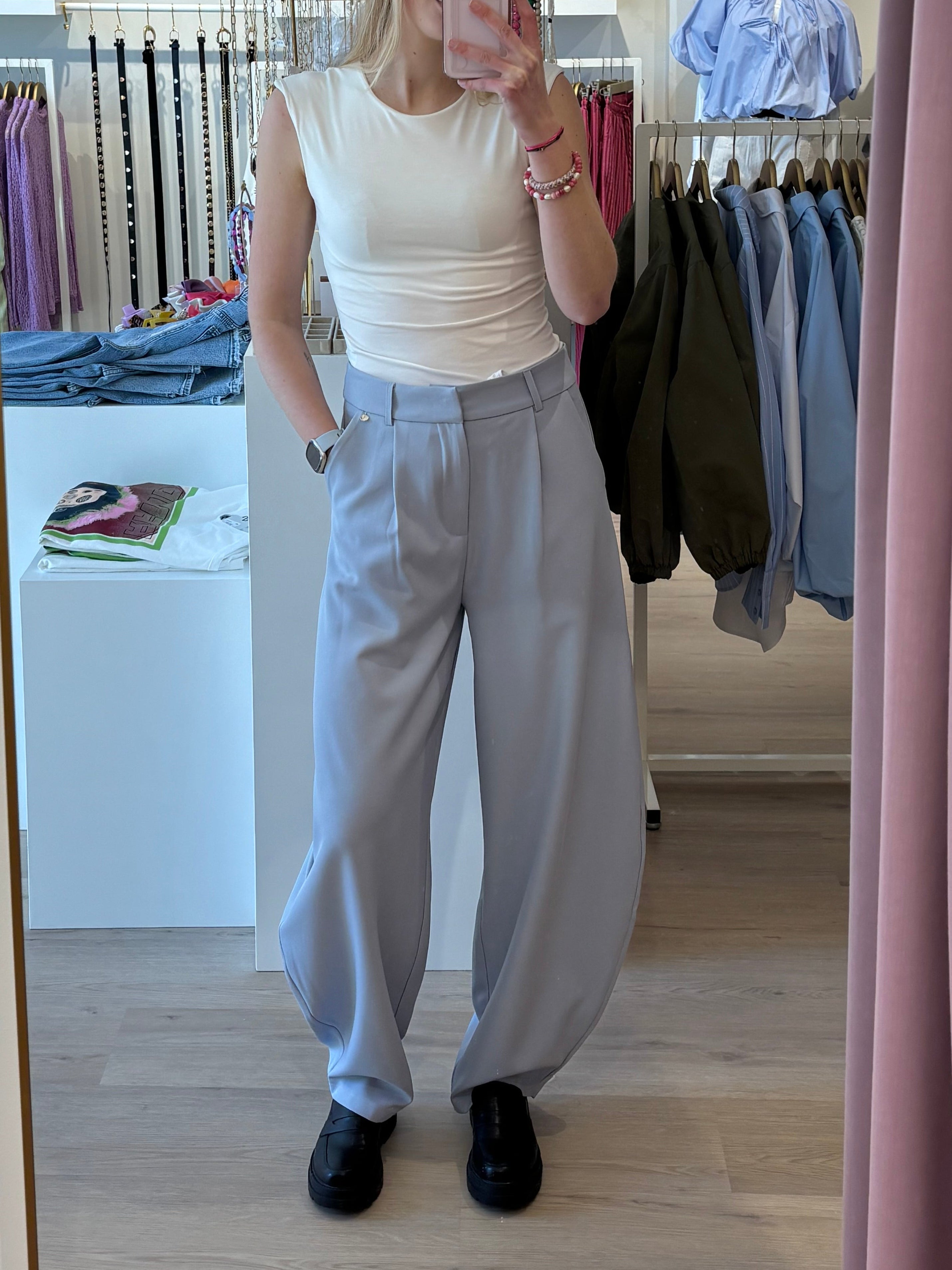 Pantalon Balloon lichtblauw | Ambika