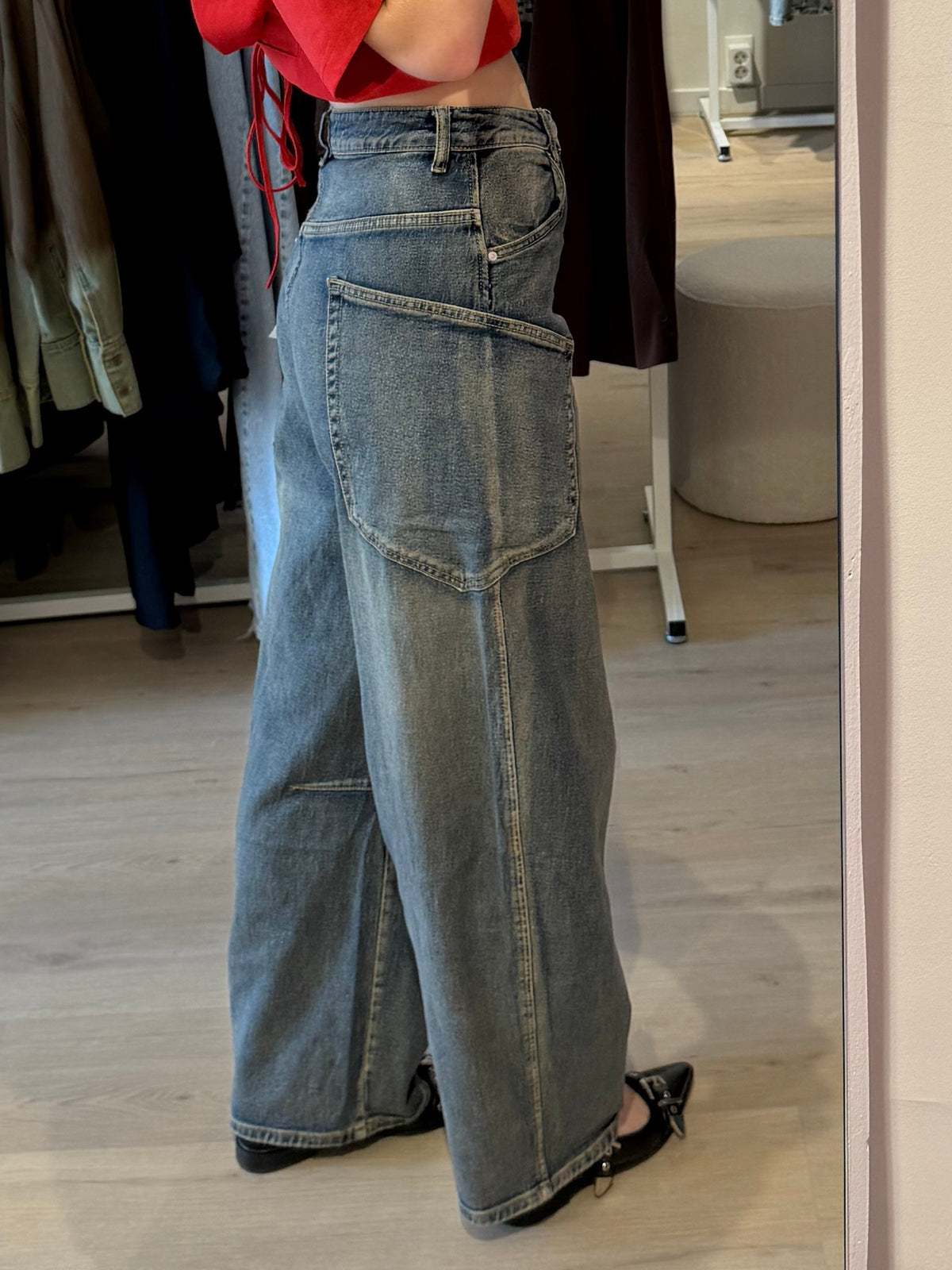 Balloon jeans | Dirty Wash | Queen Hearts