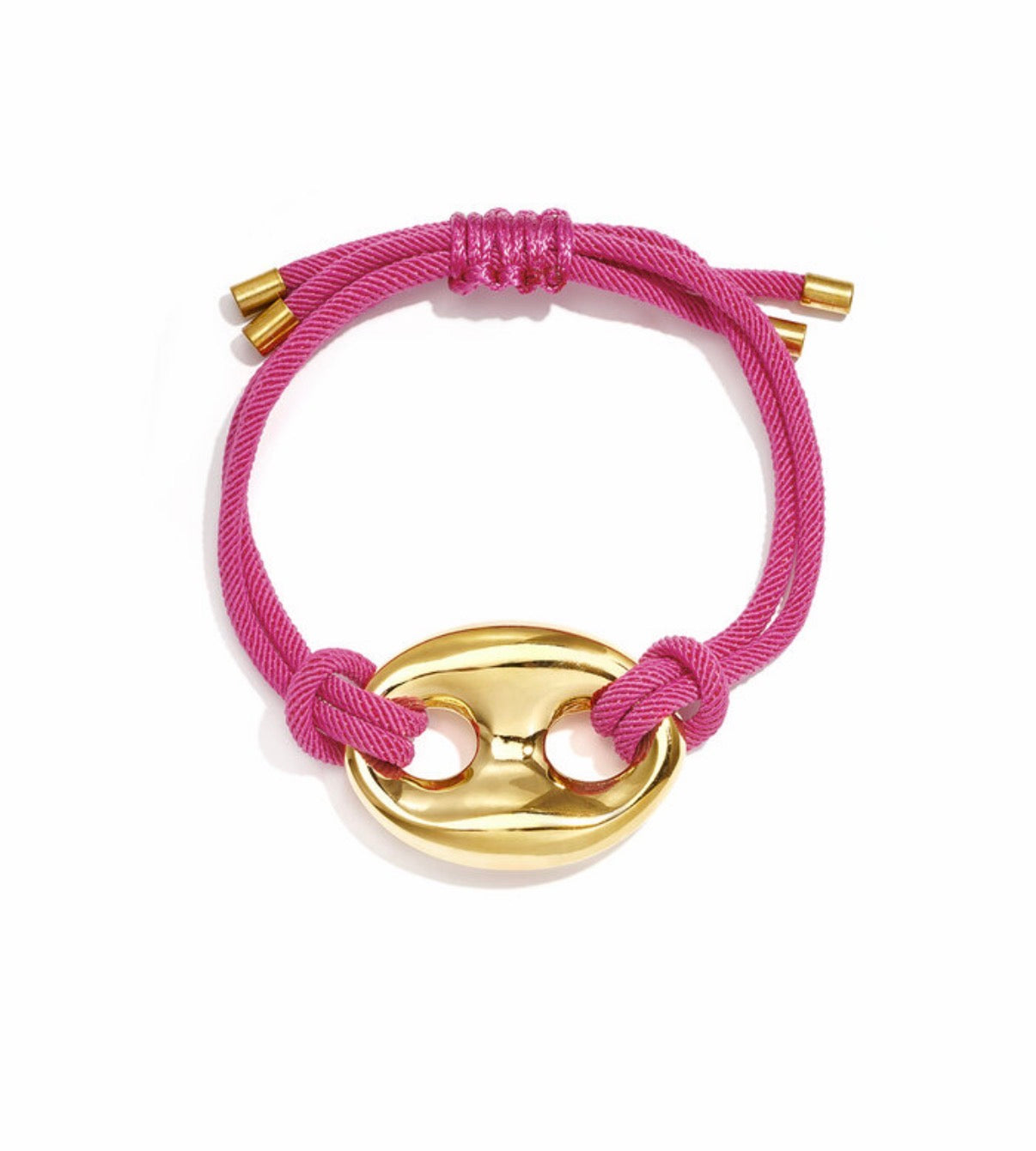 Knoop armband | roze
