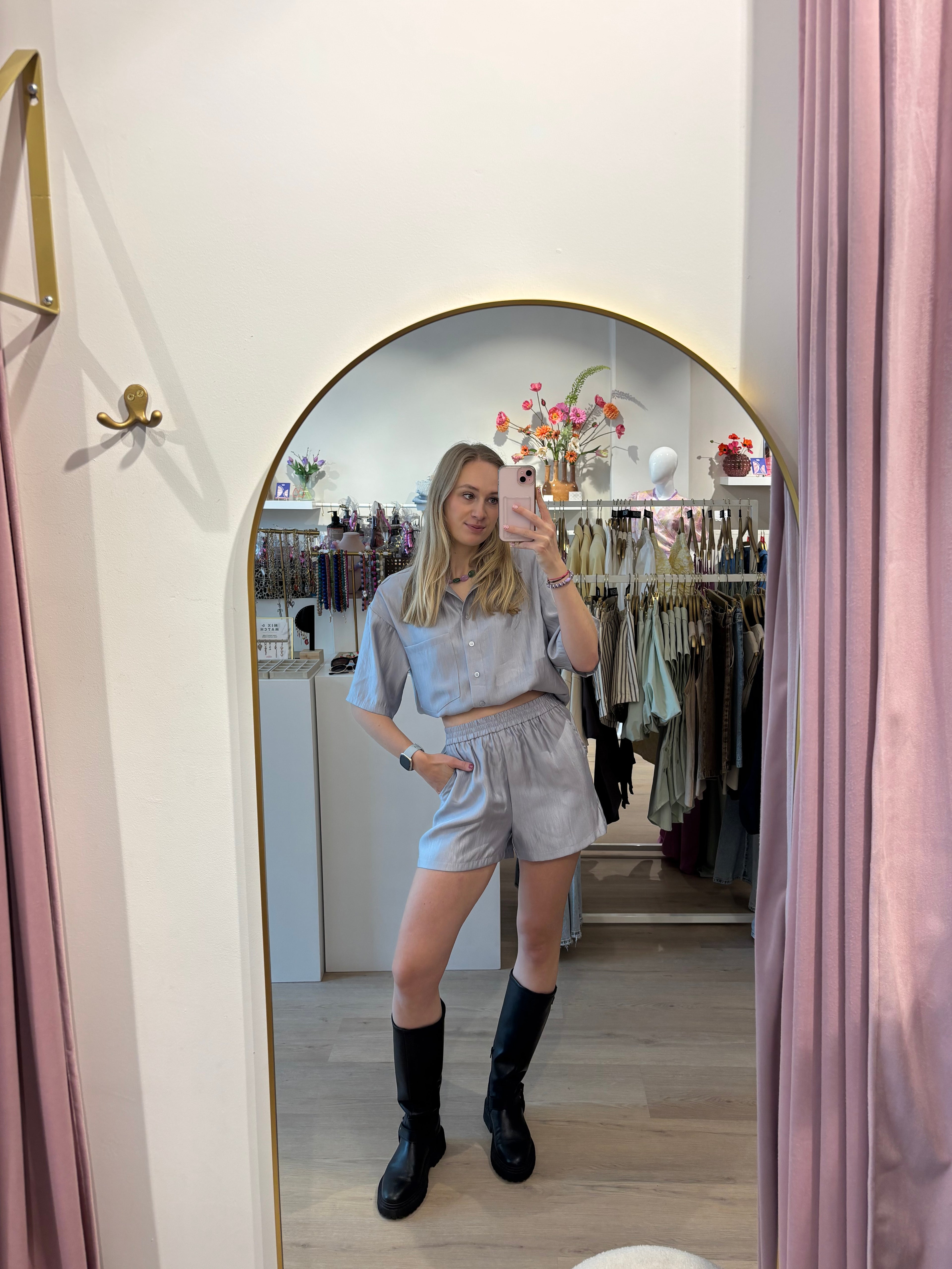 Blouse Alana Zilver | Refined Department