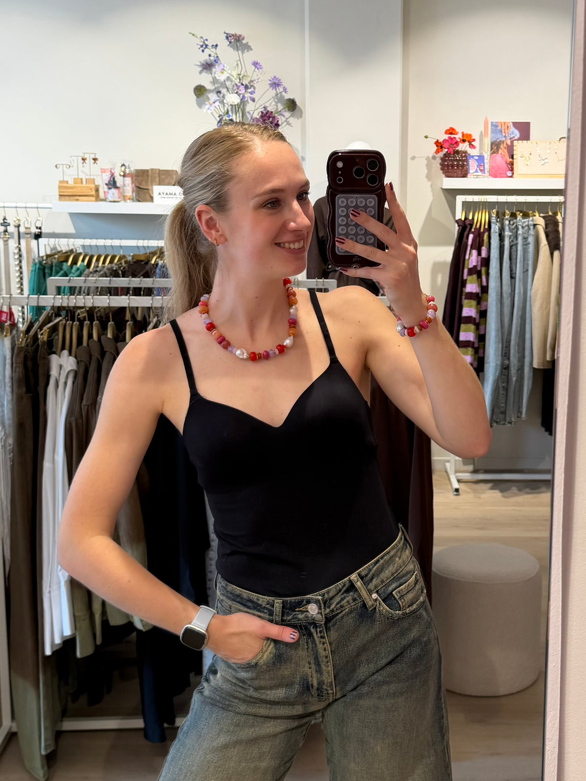 Shape top | zwart