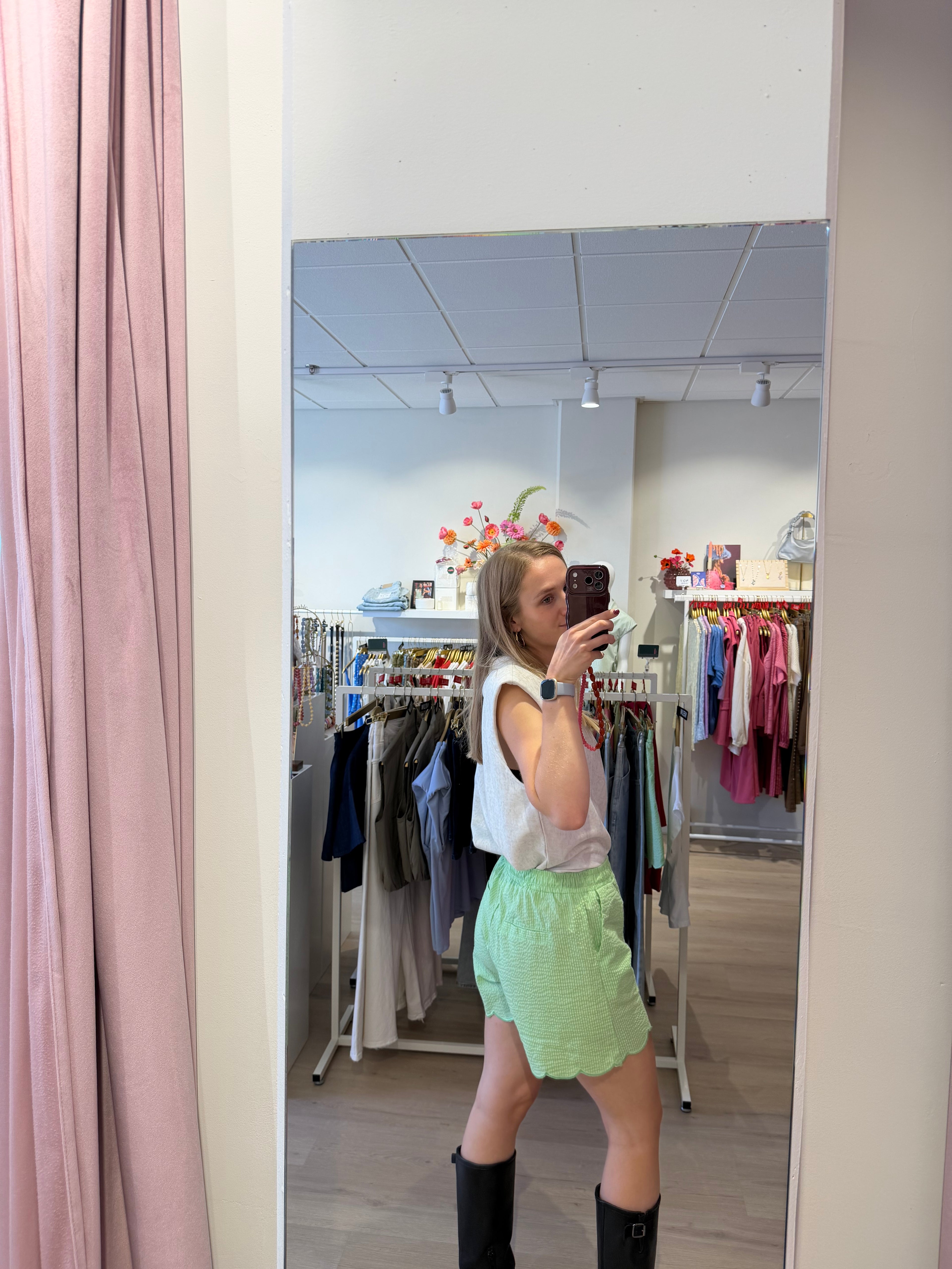 Groene short | Azzurro