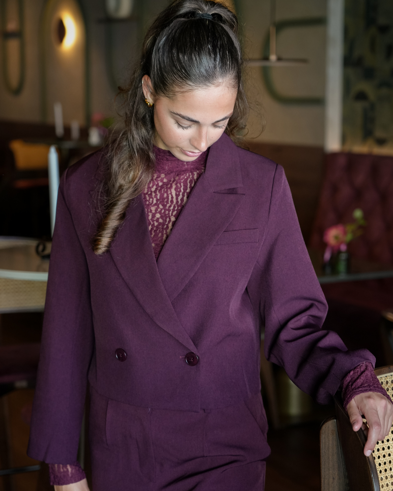 Blazer Ayla | Auberine | Ydence