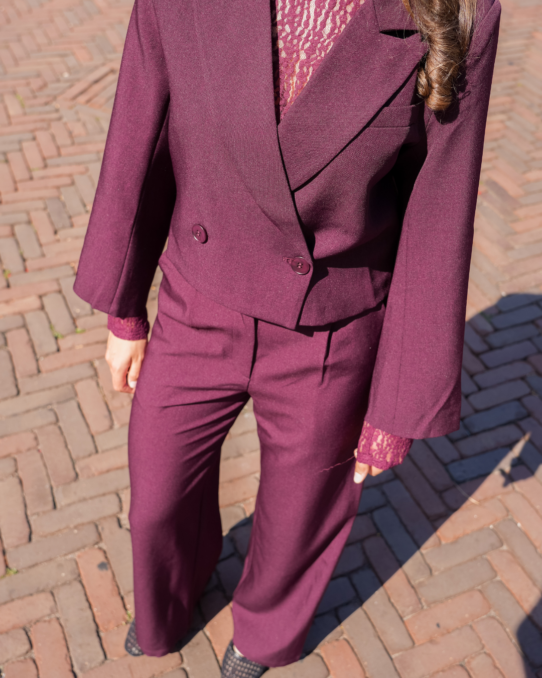 Pants Agatha | Aubergine | Ydence